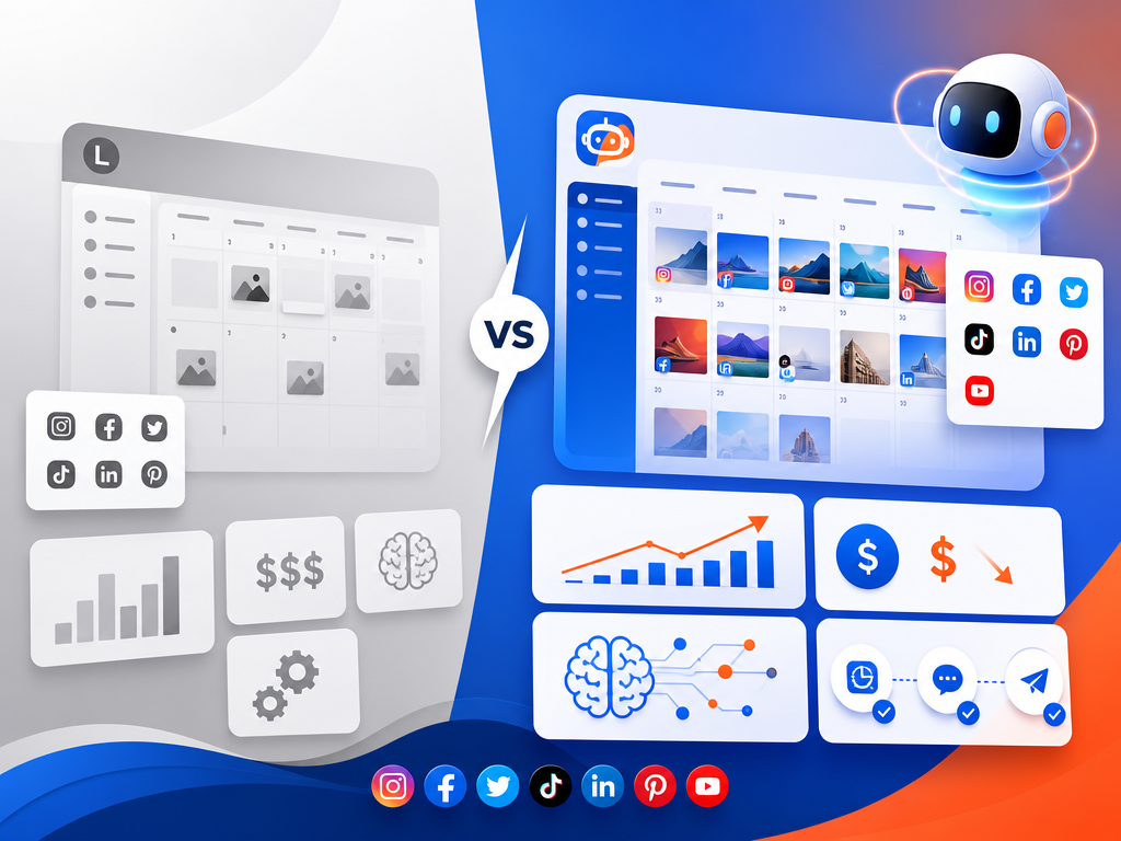 Agent Mio vs Later: The AI Alternative for Social Media