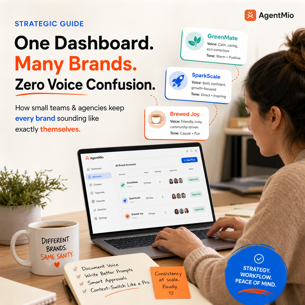 Managing Multiple Brand Voices: A Small Team Guide